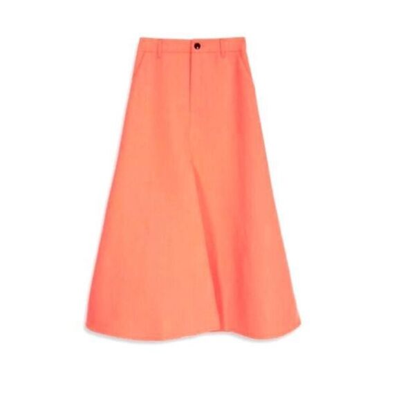 Essentiel Antwerp Diner Flared Bottom Skirt Hazard sz 32 - Picture 1 of 5